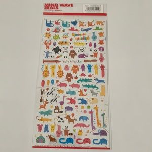 Mini animal sticker seals